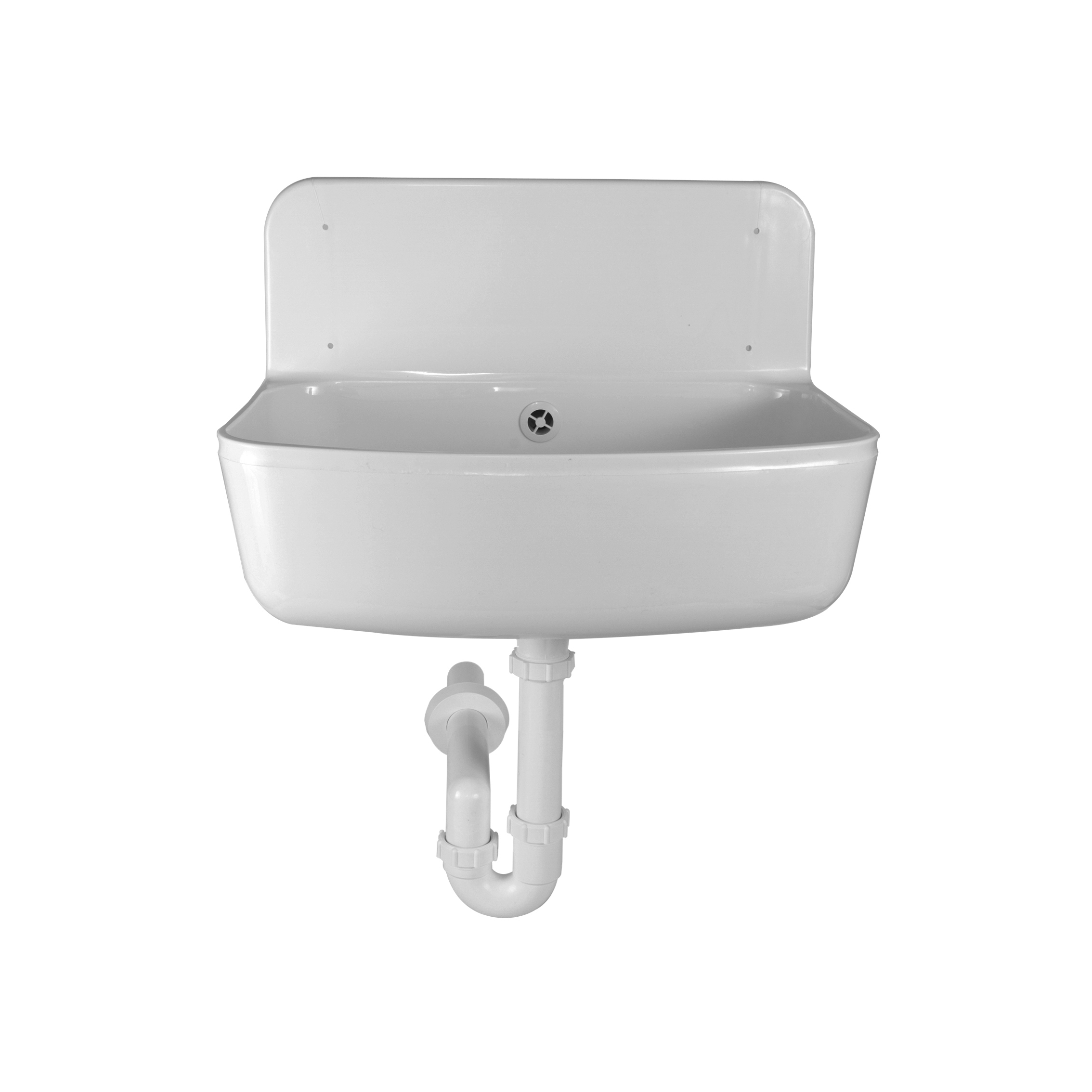 Plastic wall basin