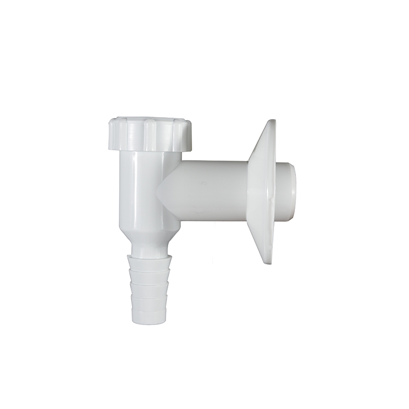 Plastic external washing machine trap (white)