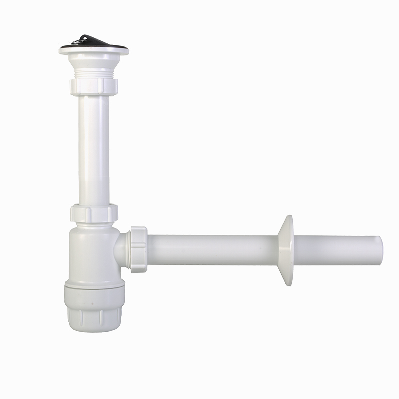 Wash-basin bottle trap (with long pipe) with sink waste, Ø32 mm outlet