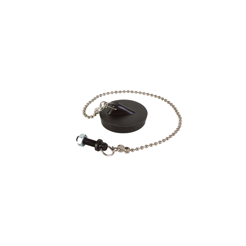 Chrome plated chain with plug, 10