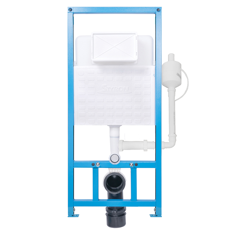 NIAGARA beépíthető WC tartály szagelszívó ventilátorral és csatlakozó idomokkal